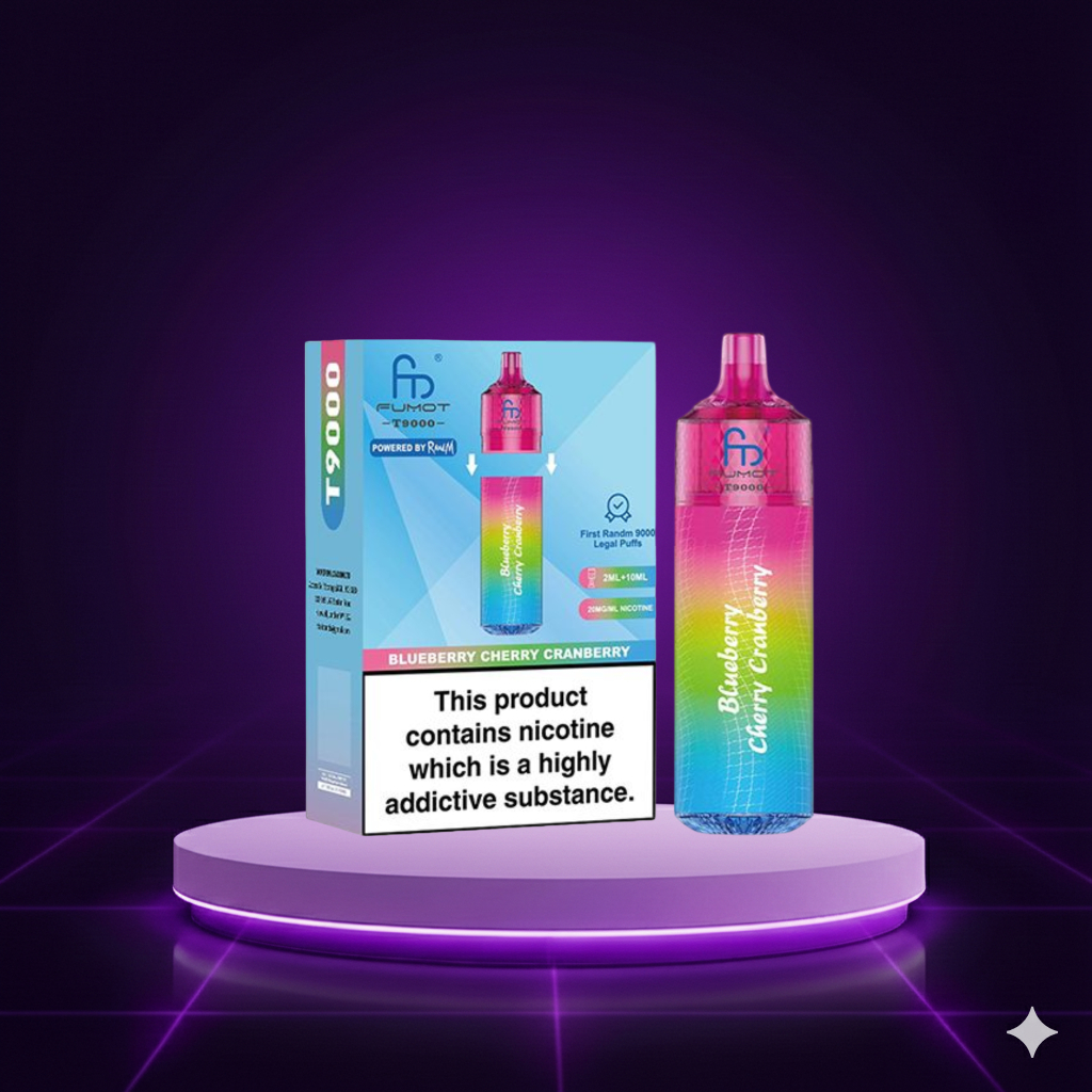 Jednorazówki Fumot T9000 Blueberry Cherry Cranberry